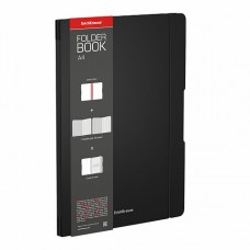Тетрадь А4  96л съемная пластиковая обложка ErichKrause FolderBook Classic черная 48229