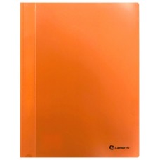 Скоросшиватель пластик А4 0,30мм цвет оранжевый с внутренним карманом Lamark FF0053-OR