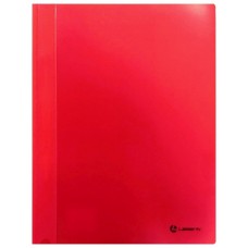 Скоросшиватель пластик А4 0,30мм цвет красный с внутренним карманом Lamark FF0053-RD