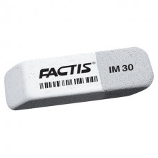 Ластик FACTIS IM30 скошенный двухцветный, большой 59*20*10 мм (Испания) синтетический каучук/абразив