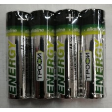 Батарейка LR06 Трофи ECO Alkaline ENERGY 40*Box 4*S слюда/4  ш/к693568