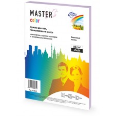 Бумага для принтера А4 цветная 80г/ 50л пастель фиолетовый Master Color 60855