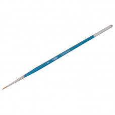 Кисть синтетика/нейлон № 2 круглая Гамма 280618.07.02 голубая ручка