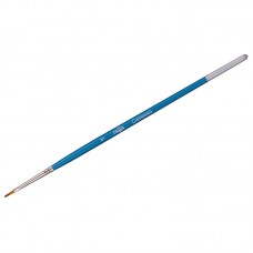Кисть синтетика/нейлон № 1 плоская Гамма 280618.08.01 голубая ручка