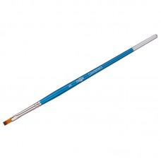 Кисть синтетика/нейлон № 5 плоская Гамма 280618.08.05 голубая ручка