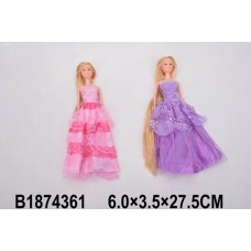 Кукла 28см Барби в бальном платье (2 вида) в пакете 1874361