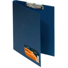 Папка-планшет А4 двойной пластик цвет синий (до 100л) 10мм Lamark CB0627-BL