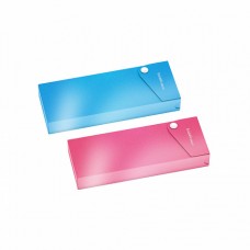 Пенал-футляр пластик аромат жвачки Bubble Gum цвет голубой/розовый 20*7,4*2,7см ErichKrause 55155