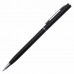 Ручка подарочная в коробке Brauberg Delicate Black синяя 1,0мм 141399 черный мет.корпус поворотная
