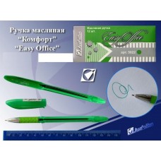 Ручка шар. J.Otten EasyOffice 5022 зеленая 0,7мм квадратное сечение, масляная