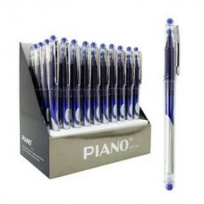 Ручка шар. Piano Roller Х-5 синяя 0,38мм масляная, игольчатая с рифл.держателем