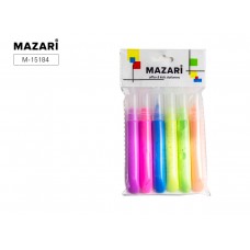 Гель для декорирования 6цв*10,5мл флуоресцентный (цена за набор) Mazari M-15184