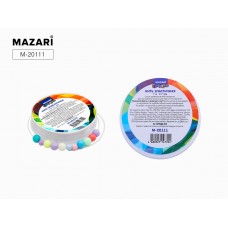 Нить для бисера силиконовая 0,7мм*7м прозрачная растягивающаяся Mazari M-20111