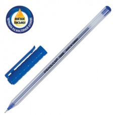 Ручка шар. Pensan 1005 синяя 0,7мм игольчатая, масляная, дымчатый корпус, одноразовая