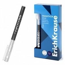 Ручка-роллер синяя 0,5мм ErichKrause Marathon 62109 пластиковый корпус