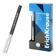 Ручка-роллер черная 0,5мм ErichKrause Marathon 62111 пластиковый корпус