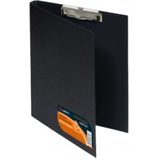 Папка-планшет А4 двойной пластик цвет черный (до 100л) 10мм Lamark CB0627-BK