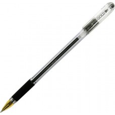 Ручка шар. MunHwa MC-Gold черная 0,5мм BMC-01 с держателем (Корея)