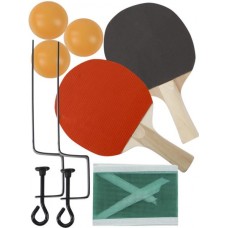 Теннис настольный с сеткой (набор 2 ракетки + 3 шарика) на блистере AN01008