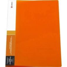 Папка с пружинным скоросшивателем цвет неон оранжевый 0,65мм Lamark CF0047-IMOR корешок 18 мм