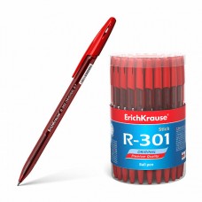 Ручка шар. ErichKrause R-301 Original красная 0,7мм 46774 красный тониров.корпус (стержень 140мм)