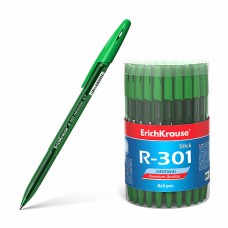 Ручка шар. ErichKrause R-301 Original зеленая 0,7мм 46775 зеленый тониров.корпус (стержень 140мм)