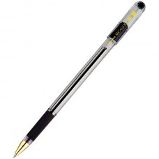 Ручка шар. MunHwa MC-Gold черная 0,7мм BMC07 (средняя линия письма) с держателем (Корея)