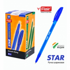 Ручка шар. Flair Star синяя 1,0мм F-1188 (Индия)