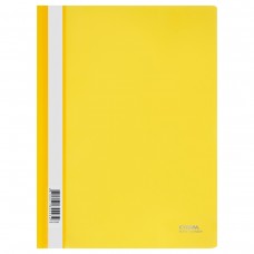 Скоросшиватель прозр/верх А4 0,18мм цвет желтый Стамм ММ-30903