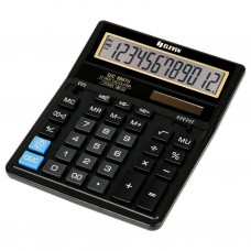 Калькулятор настольный 12-разрядов Eleven SDC-888TII черный (20*16см) дв.питание, бухгалтерский