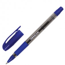 Ручка шар. Pensan Sign-Up синяя 1,0мм 2410/12 масляная, резиновый держатель