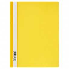 Скоросшиватель прозр/верх А4 0,12мм цвет желтый Стамм ММ-30703