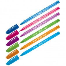 Ручка трехгранная шар. Luxor InkGlide 100 Icy синяя 0,7мм яркий корпус 16700/50 Tub