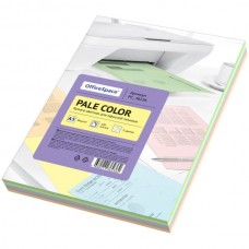 Бумага для принтера А5 цветная 80г/100л 5цветов*20л (пастель) Pale Color Офис-спейс PC_38236