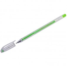 Ручка гель Crown светло-зеленая (салатовая) 0,7мм HJR-500HB (Корея)