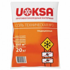 Реагент антигололедный 20 кг Uoksa (техническая соль) до -20С мешок 607416