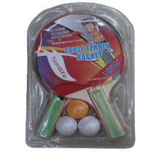 Теннис настольный (набор 2 ракетки + 3 шарика) на блистере AN01001