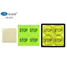 Светоотражающая наклейка Stop (набор 4шт) Basir МС-6279