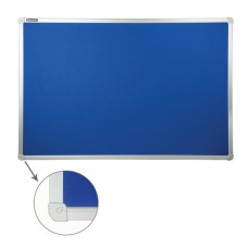 Доска текстильная 60*90см алюминиевая рамка синяя Brauberg 231700