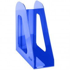 Лоток вертикальный 90мм тонированный синий Фаворит ЛТВ-30556 Стамм (240*235*90 мм)