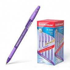 Ручка трехгранная шар. ErichKrause R-301 Grip фиолетовая 0,7мм 44592 фиолет корпус с грипом масляная
