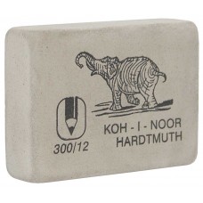 Ластик Koh-i-Noor Слон 300/12 белый гигант (Чехия) 48*37*16мм