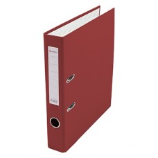 Папка-регистратор А4 50мм ПВХ цвет красный карман на корешке+метал.окантовка Lamark AF0601-RD1
