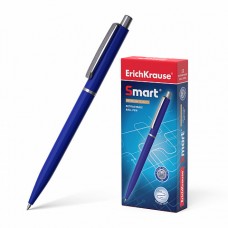 Ручка шар.авт. ErichKrause Smart Matic Classic синяя 0,7мм 44967 глянц.синий корпус (офисная)