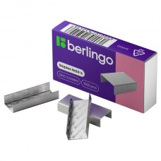 Скобы для степлера №24/6 Berlingo (1000скоб) оцинкованные SH510