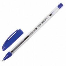 Ручка шар. Brauberg Rite-oil синяя 0,7мм 141702 масляная, прозрачный корпус