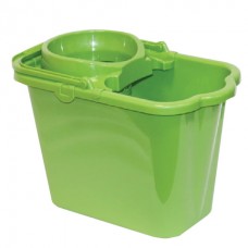 Ведро пластик  9,5л прямоугольное с отжимом зеленое пластик (моп 602584,-585) IDEA, М2421, М 2421