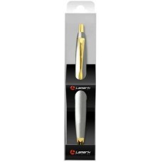 Ручка подарочная Lamark корпус серебро с золотом BP0301-02 синяя 0,7мм пвх-упак.