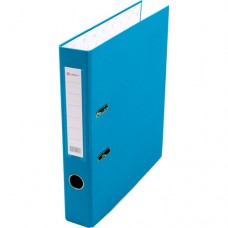 Папка-регистратор А4 50мм ПВХ цвет васильковый карман на корешке+метал.окантовка Lamark AF0601-RB1