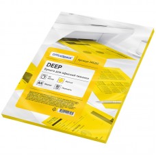 Бумага для принтера А4 цветная 80г/ 50л цвет желтый deep Офис-спейс 245202